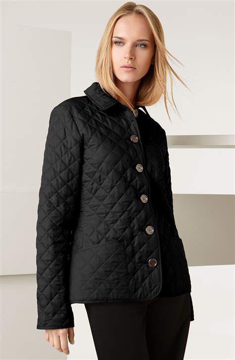 quilted burberry jackets|burberry brit quilted jacket women.